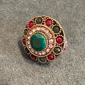 Beautiful colourful rings , size 7